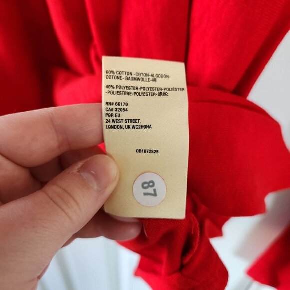 Maeve by Anthropologie Red Long Sleeve Turtleneck Lightweight Sweater - Picture 6 of 10